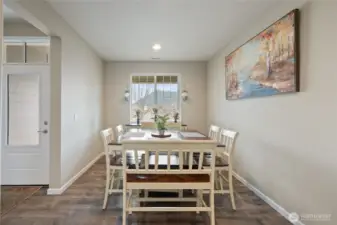 Dining room with Pinnace Peak