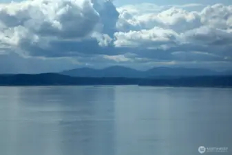 Western view of Puget sound from home.