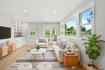 Great Room/Family Room off the kitchen