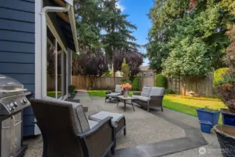 Patio for entertaining