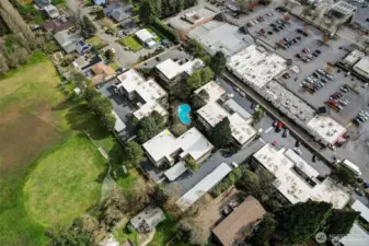 Richmond Village has easy access to QFC, coffee, mexican food, etc. right next door!
