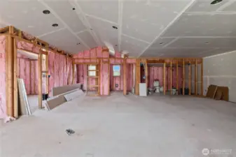 Unfinished studio - potential for ADU