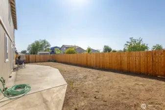 Backyard just got seeded, grass should start growing soon!