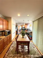 Dining Area Straight view of kitchen