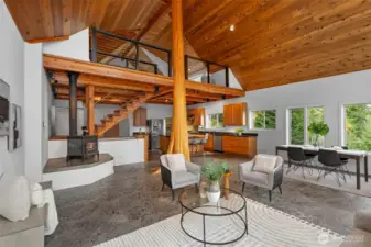 Fireplace & Living Space