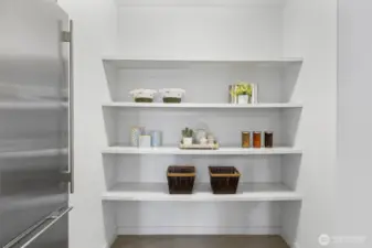 Pantry Area W/Second Fridge/Freezer