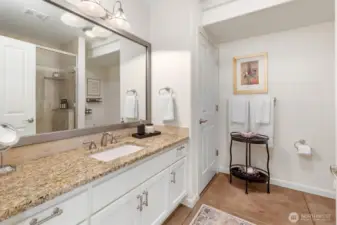 Daylight basement bathroom