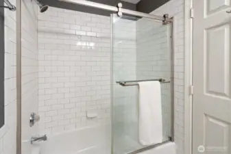 Storage room inside condo.