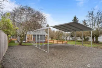 New Gravel, Carport, Parking area