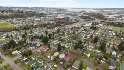 You are in the middle of it all at this fantastic home!