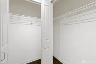 Multiple extra closets throughout the home.