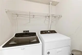 In unit washer dryer