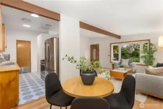 The possibilities for this space are only limited by your imagination - imagine opening up the wall to expand the kitchen to create an open concept living/cooking/entertaining space