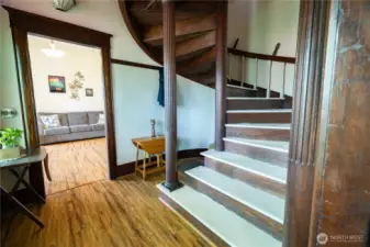 Stairs from the foyer