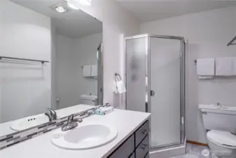 3/4 bath in 2nd unit
