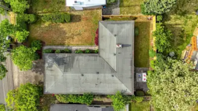 Aerial View of home & grounds.