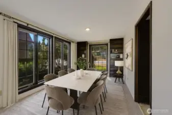 Virtually Staged Formal Dining Room