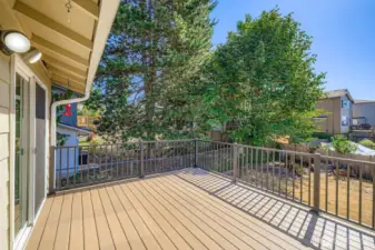 Newer oversized deck