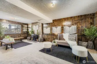 Downstairs rec room!