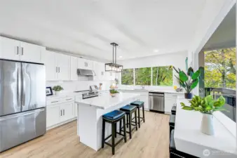 Any chef would love this kitchen, it is stunning!