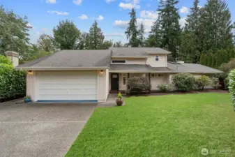 Upgraded NW contemporary home tucked at the end of a quiet Somerset cul-de-sac. Ample driveway and attached 2-car garage provide easy access and parking