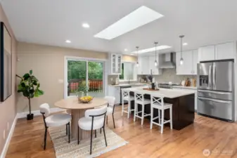 Open-concept living and dining spaces, ideal for everyday living and entertaining.