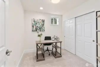 flexible 4th bedroom or office for work-from-home space or hobbies.