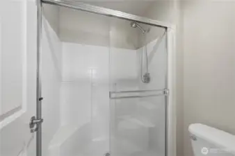 Separate Shower in primary bath.