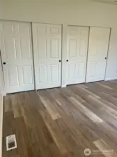 Master Bedroom Wall to Wall Closets