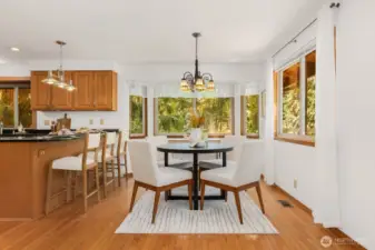 Cozy dining space