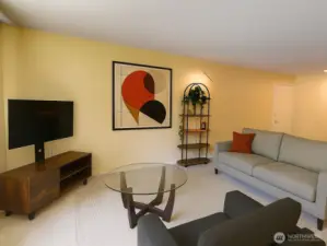 virtual stage of living room