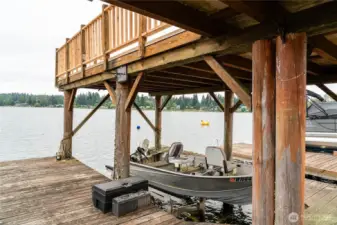 Dock & lift for your boat or toys. The fun you could have!