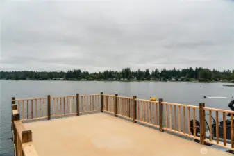 Newly re-built upper deck perfect for sunning and relaxing. Imagine enjoying this every day.