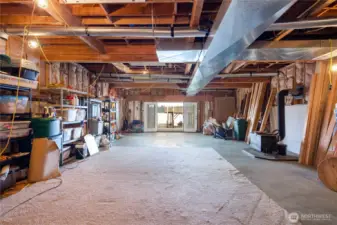 Approx. 1700 additional square feet of unfinished space.