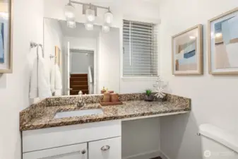 Guest bathroom on main floor.