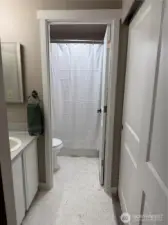 Master bath and closet.