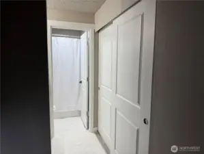 Master closet and bath.