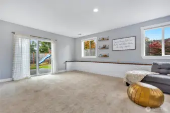 Lower Level Family Room - View 2