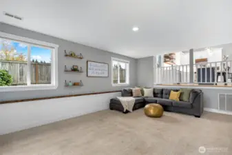 Lower Level Family Room - View 3