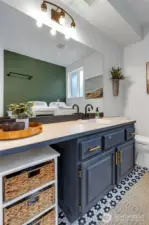 Lower Level Bathroom & Laundry Room - View 1