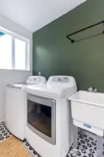 Lower Level Bathroom & Laundry Room - View 2