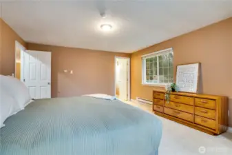 Generous proportions make it easy to accommodate any bedroom set or layout.