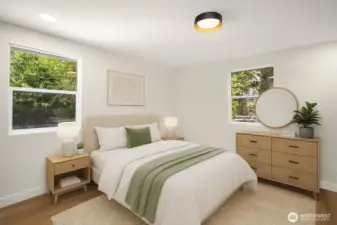 Virtually Staged Bedroom 1