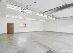 Finished Three Car Garage