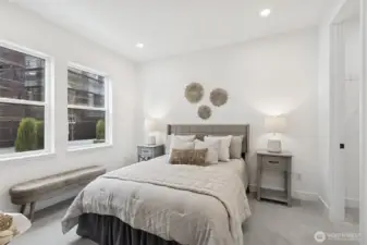 Guest ensuite on lower floor (Facade, Ext Colors, Interior Photos & Floor Plans for illustrative purposes only. Actual Facade, Ext Colors, Interiors & Floor Plans may differ.)