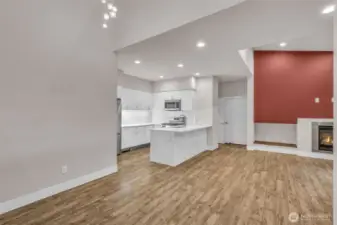 Dining area off kitchen