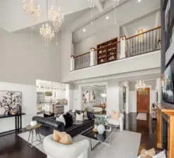 Wide open floor plan with a very practical layout.