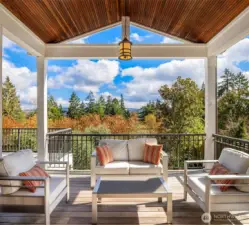 Stunning territorial views from the deck and exceptional privacy.