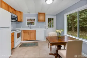 kitchen virtually staged
