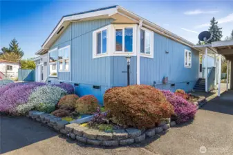 Lots of color and curb appeal.  Making coming home always enjoable.